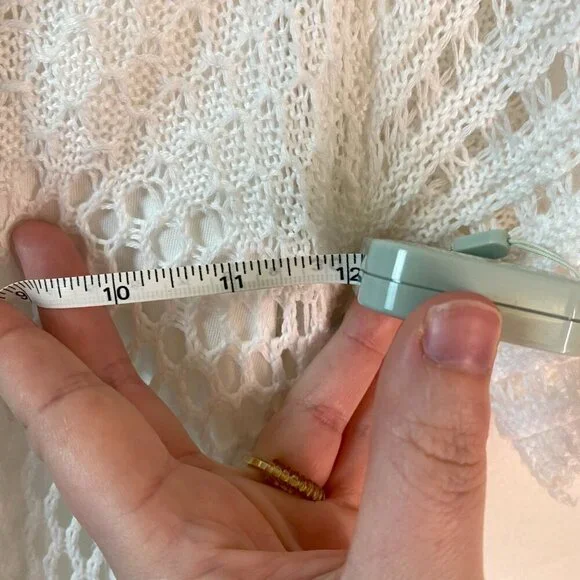 Women's Cotton Solitaire Crochet Beach/Spring Maxi Dress Boho and Elegant - Picture 12 of 16